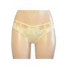 Champagne bridal lace cheeky knicker UW16