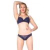 Ink Blue Soft Cup Flirty Bra and Knickers