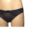 Black french lace and net hipster knicker UW22blk