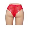 Heart shape french lace knickers UW33red