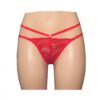Red French Lace Thong UW61