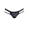 Fantasy lace panty featuring ladder straps L8