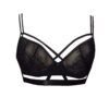Angie French Lace and net strappy bra