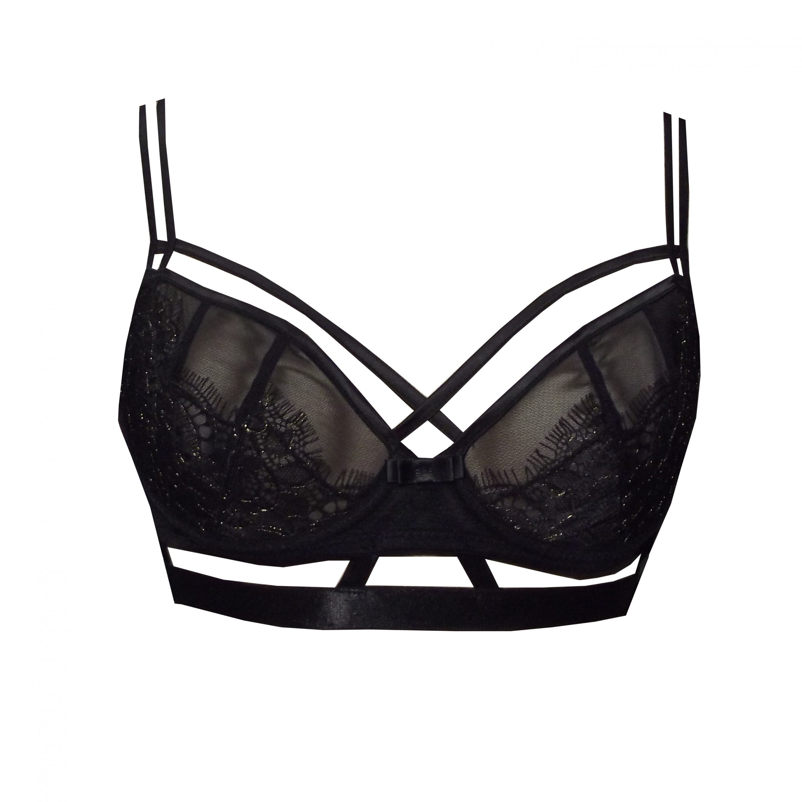 Buy Angie French Lace and net strappy bra Online | Fairy Pole Mother
