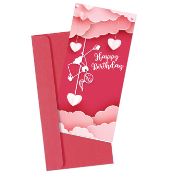 Pole Dancer Birthday Card (Pink)