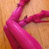 Maroon Mermaid Sticky Pole Legging