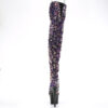 ADORE-3020 Purple Multi Sequins/Black