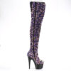 ADORE-3020 Purple Multi Sequins/Black