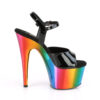 ADORE-709RC Black Pat/Rainbow Chrome