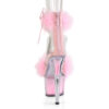 ADORE-724F Clear-Baby Pink Fur/Baby Pink Fur