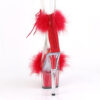 ADORE-724F Clear-Red Fur/Red Fur