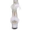 ADORE-724F Clear-White Fur/White Fur