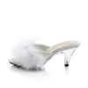 BELLE-301F White Pu-Fur/Clear