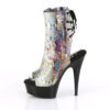 DELIGHT-1018SP Multi-Color Snake Print/Black