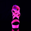 DELIGHT-669UV Neon Hot Pink Elastic Band-Patent/Neon H. P.