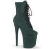 FLAMINGO-1020FS Emerald Green F. Suede/Emerald Green Faux Suede