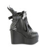 POISON-107 Black Vegan Leather