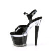 SPECTATOR-709 Black Patent/Clear-Black