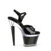 SPECTATOR-709 Black Patent/Clear-Black