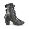 VIVIKA-128 Black Vegan Leather