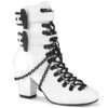 VIVIKA-128 White Vegan Leather