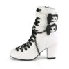 VIVIKA-128 White Vegan Leather