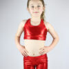 Red Sparkle Short Youth Girls