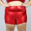 Red Sparkle Gym Short &#8211; Plus Size