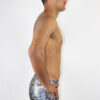 Silver Shattered Trunk Mens Polewear