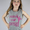 Point your Toes Youth Tank GREY MARLE
