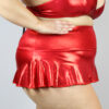 Red Sparkle Mid Waisted Skort &#8211; Plus Size