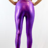 Purple Sparkle Full Length Leggings/Tights