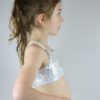 White Sparkle V Sports Bra Youth Girls