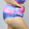 Candy Sparkle High Waisted BRAZIL Scrunchie Bum Shorts &#8211; Plus Size | Pole Wear