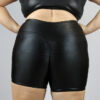 Black Sparkle Gym Short &#8211; Plus Size