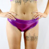 Purple Sparkle BRAZIL Fit Scrunchie Bum Shorts
