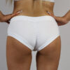 Matte White Naughty Fit Shorts