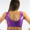 Purple Sparkle Sweet Scoop Sports Bra