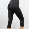 Matte Black 7/8 Length Leggings/Tights