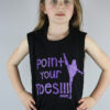 Point your Toes Youth Tank BLACK/PURPLE