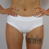 Matte White Naughty Fit Shorts