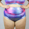Candy Sparkle High Waisted BRAZIL Scrunchie Bum Shorts &#8211; Plus Size | Pole Wear