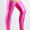 Pink Sparkle Extra long Stirr-up Spandex Legwarmers/ Knee High Socks