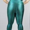 Jade Sparkle Full Length Leggings/Tights &#8211; Plus Size