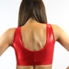 Red Sparkle Sweet Scoop Sports Bra