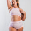Piper pink rip top plus size