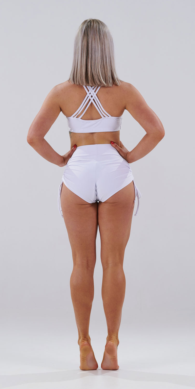Shades High Waist Lacy Shorts by Plie Australia Online, THE ICONIC