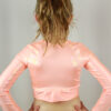 Ibiza Sparkle Long Sleeve Crop Top Youth Girls