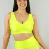 Tokyo Sparkle Sweet Scoop Sports Bra &#8211; Neon City