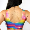 Rainbow Pride Sparkle Sweet Scoop Sports Bra